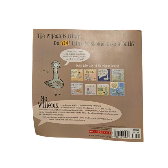The pigeon needs a bath! By Mo Willems 9781338184327 scholastic - Picture 7 of 7